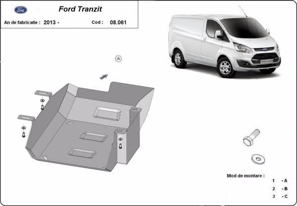 unde se afla releul de semnalizare la ford transit Scut metalic rezervor Ford Transit AdBlue 2014-2019