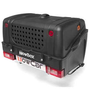 Cutii Portbagaj - Cu prindere pe carligul de remorcare, Cutie portbagaj transport animale de companie/vanatoare Towbox V1 DOG Negru - autogedal.ro