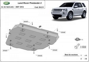 Default Category, Scut motor metalic Land Rover Freelander 2007-2014 - autogedal.ro