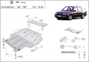 Default Category, Scut motor metalic VW Vento 1992-1998 - autogedal.ro