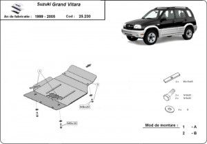 Scuturi Metalice Auto, Scut motor metalic Suzuki Grand Vitara 1998-2005 - autogedal.ro
