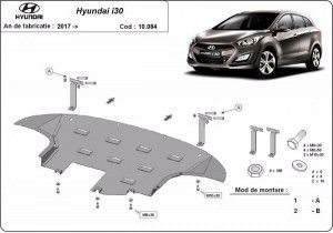 Scuturi Metalice Auto Hyundai I 30, Scut motor metalic Hyundai I 30 III 2017-prezent - autogedal.ro