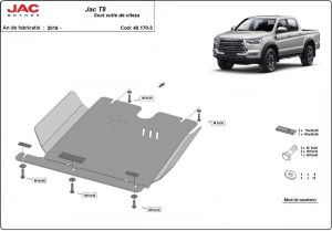 Scuturi Metalice Auto, Scut metalic cutie de viteze Jac T8 2018-prezent - autogedal.ro