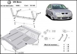 Scuturi Metalice Auto, Scut motor metalic VW Bora 1999-2005 - autogedal.ro