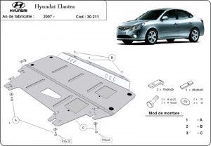 Default Category, Scut motor metalic Hyundai Elantra 2006-2010 - autogedal.ro