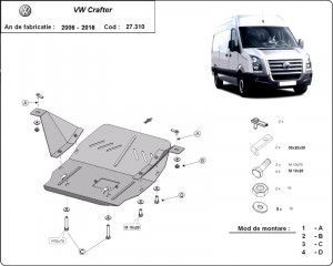 Default Category, Scut motor metalic VW Crafter 2006-2016 - autogedal.ro