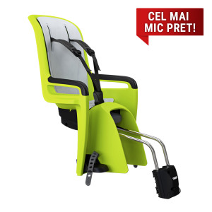 Transport copii - Scaune pentru transport copii, cu montare pe bicicleta, Scaun pentru copii, Thule RideAlong2 Zen Lime Green, cu montare pe bicicleta in spate - autogedal.ro