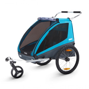 Transport copii, Carucior Chariot Thule Coaster XT Blue - autogedal.ro