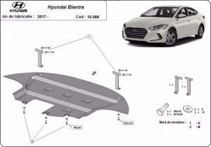 Default Category, Scut motor metalic Hyundai Elantra 2016-2020 - autogedal.ro