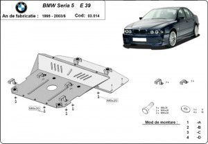 Default Category, Scut motor metalic Bmw Seria 5 E39 1995-2004 - autogedal.ro