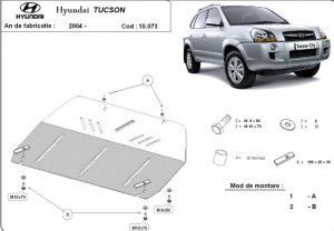 Default Category, Scut motor metalic Hyundai Tucson 2004-2010 - autogedal.ro
