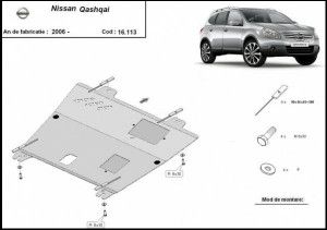 Scuturi Metalice Auto, Scut motor metalic Nissan Qashqai J10 2006-2013 - autogedal.ro