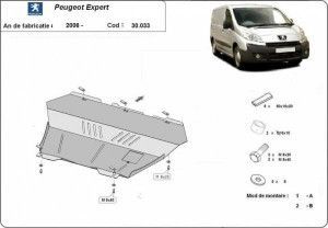 Scuturi Metalice Auto, Scut motor metalic Peugeot Expert 2007-2015 - autogedal.ro