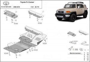 Default Category, Scut motor metalic Toyota Fj Cruiser 2006-2018 - autogedal.ro