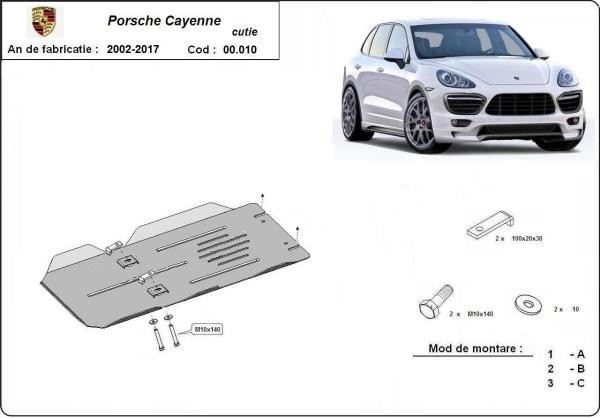 Scut metalic cutie de Viteze Automata Porsche Cayenne 2010-2017