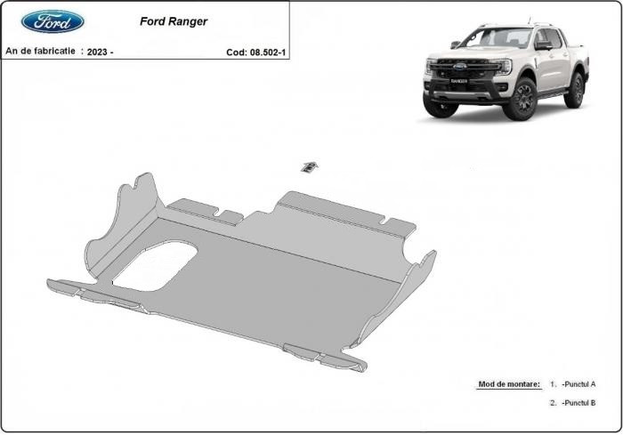 Scut motor metalic Ford Ranger 2023-prezent