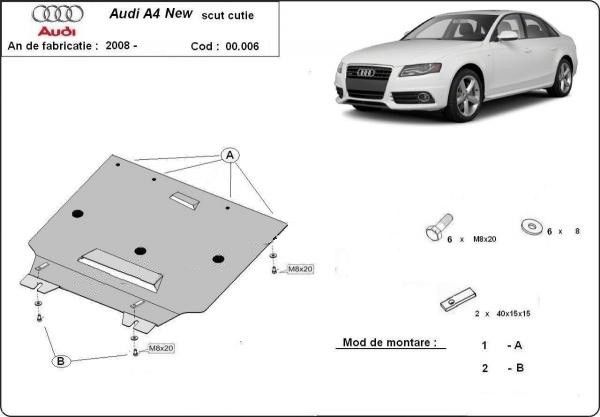 Scut metalic pentru cutia de viteze Audi A5 2008-2017