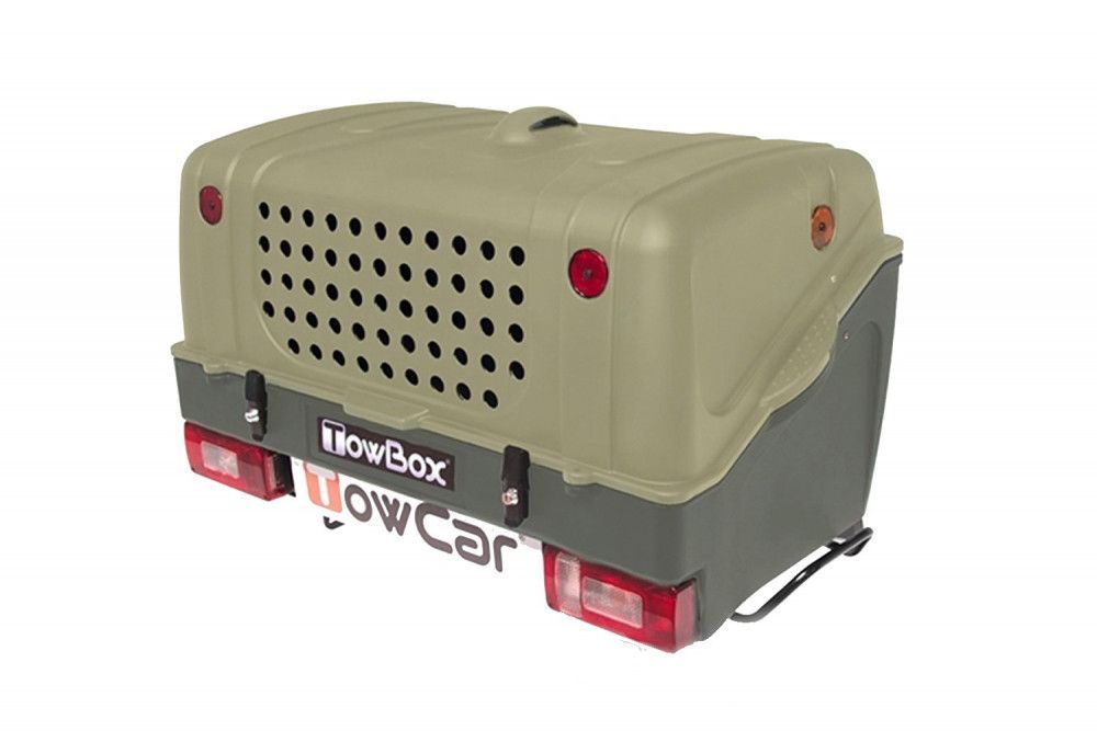 Cutie portbagaj transport animale de companie/vanatoare Towbox V1 DOG Verde