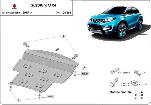 Scut motor metalic Suzuki Vitara 2015-prezent