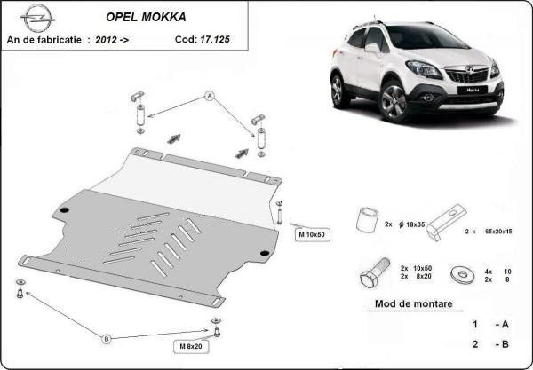 Scut motor metalic Opel Mokka 2012-2019