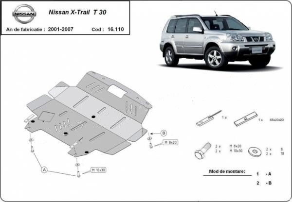 Scut motor metalic Nissan X-Trail T30 2001-2007