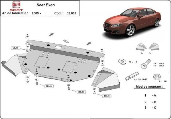 Scut motor metalic Seat Exeo 2008-2013