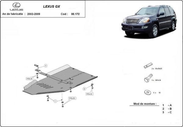 Scut metalic cutie de viteze Lexus GX 2002-2009