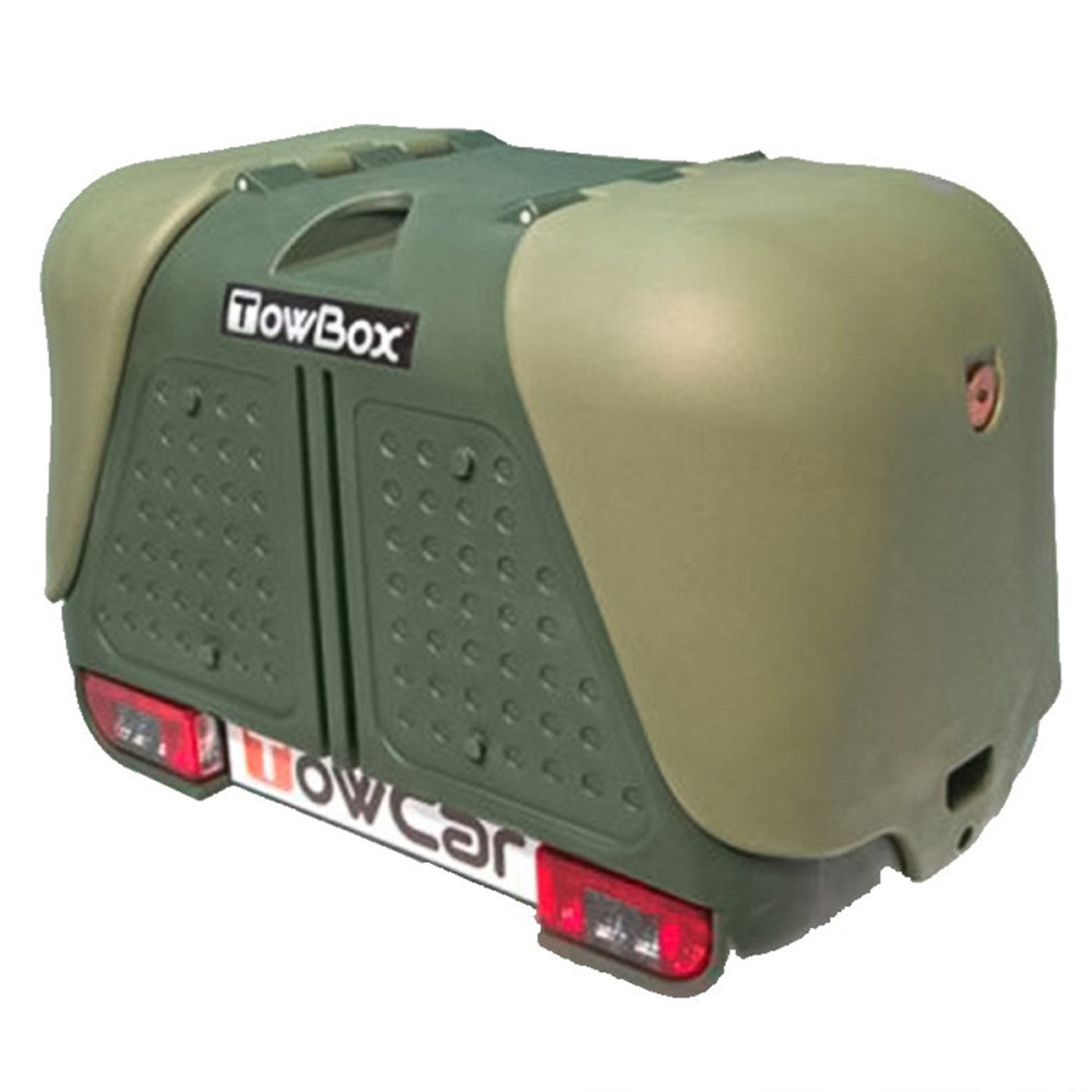 Cutie portbagaj transport diverse bagaje Towbox V2 Verde