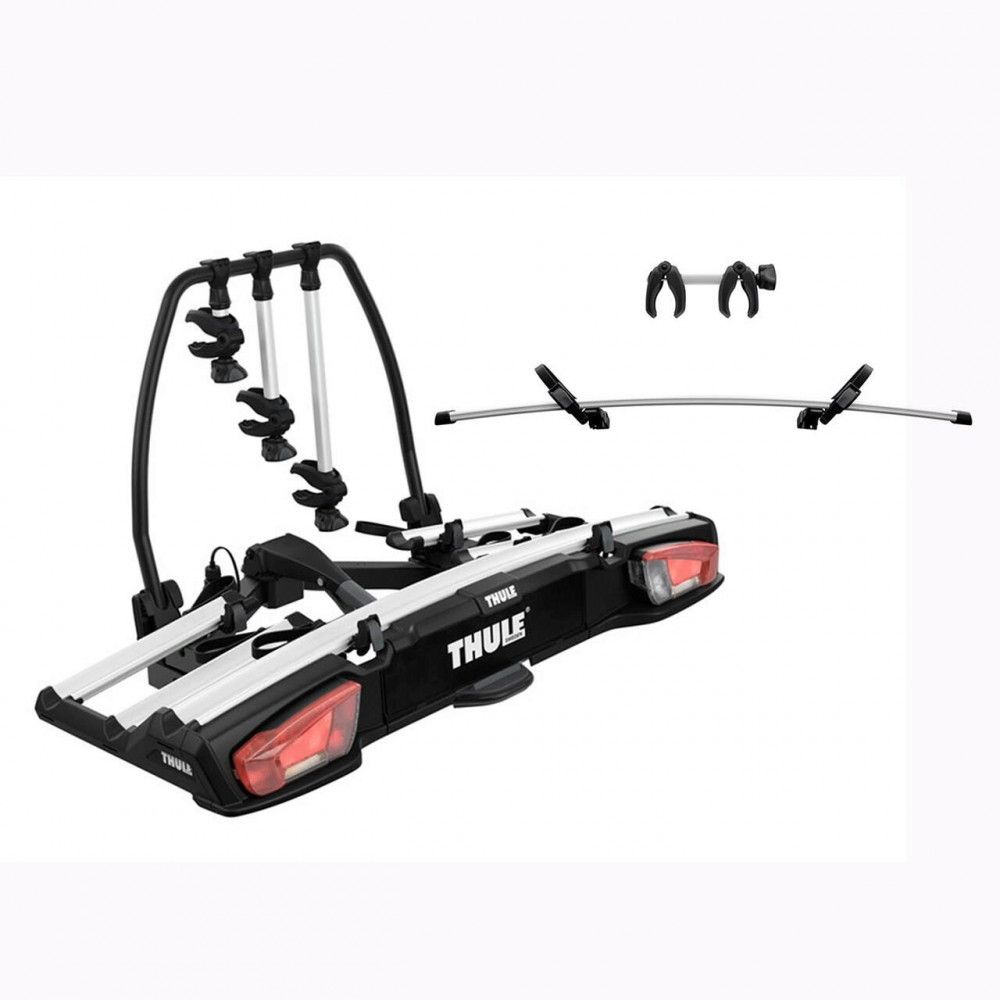 Suport pentru 3/4 biciclete cu prindere pe carligul de remorcare Thule VeloSpace 939 XT3