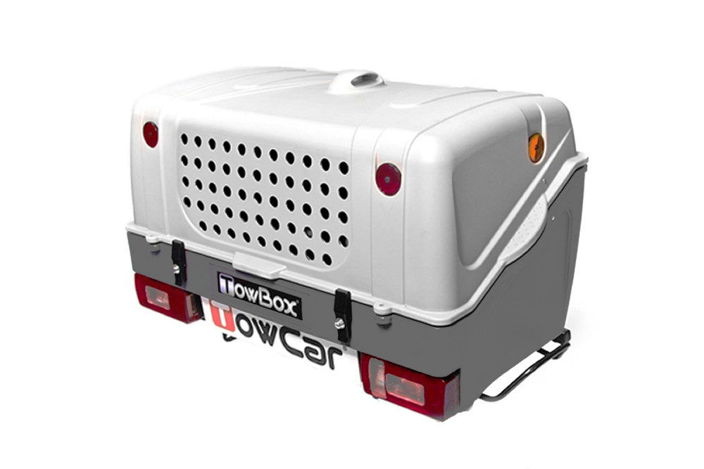 Cutie portbagaj transport animale de companie/vanatoare Towbox V1 DOG Gri