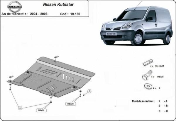 Scut motor metalic Nissan Kubistar 2003-2009