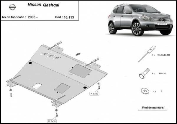 Scut motor metalic Nissan Qashqai J10 2006-2013