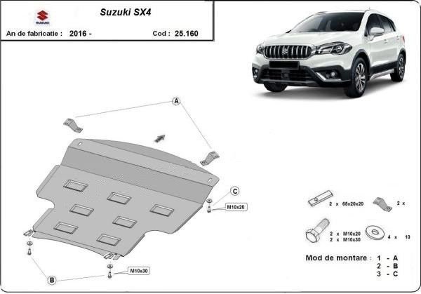 Scut motor metalic Suzuki SX 4 2016-prezent